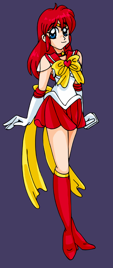Sailor Sun from the webcomic, Sailor Ranko by <a href=