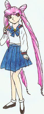 Teenage Usa in a Juuban school uniform by <a href=